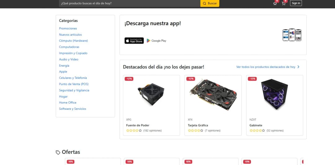 Ecommerce B2B de Electrónicos